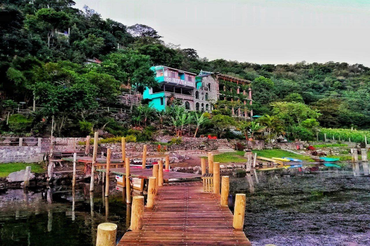 Eco Hotel Uxlabil Atitlan San Juan La Laguna Buitenkant foto